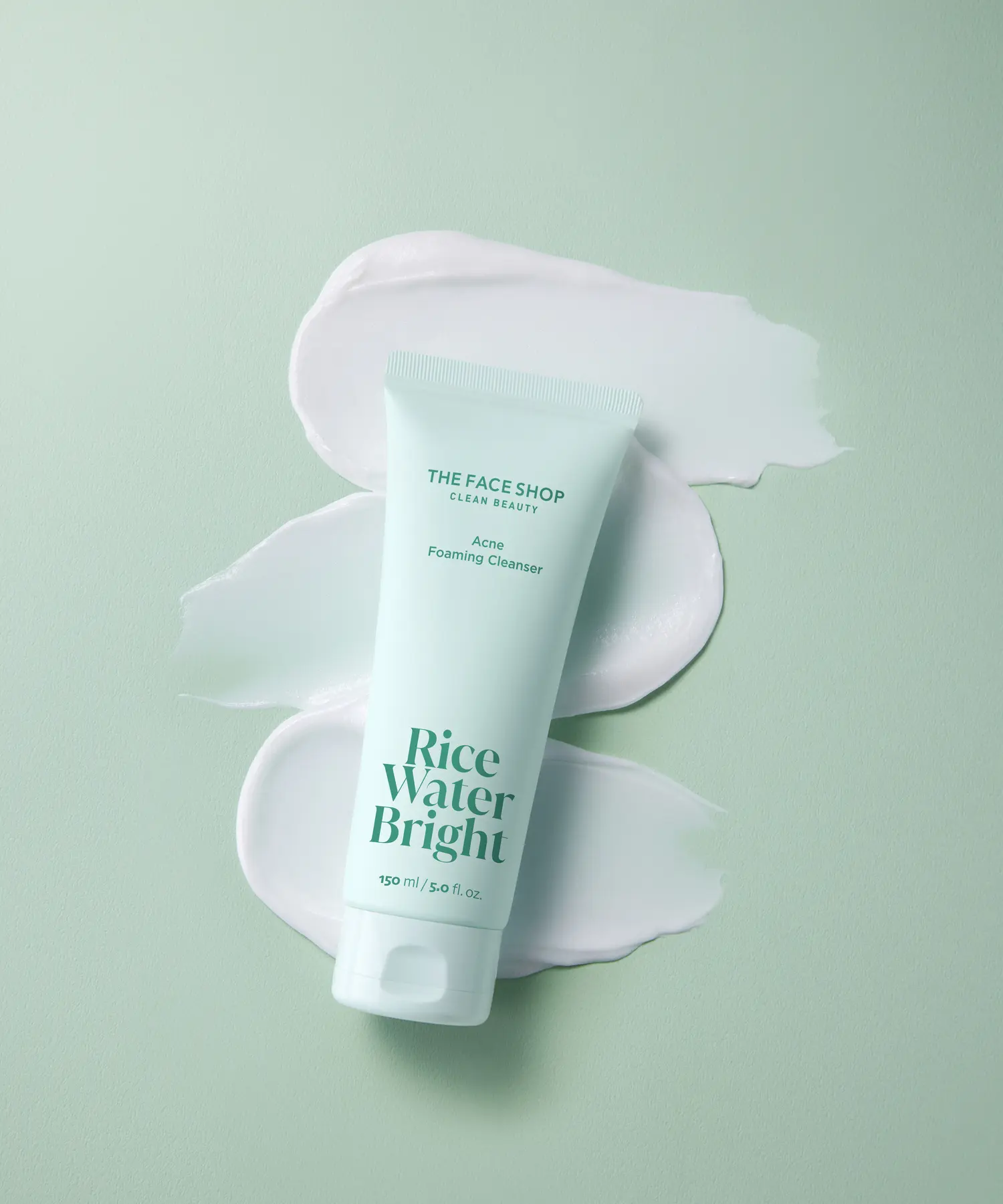THE FACE SHOP Rice Water Bright Acne Foaming Cleanser 150 ml