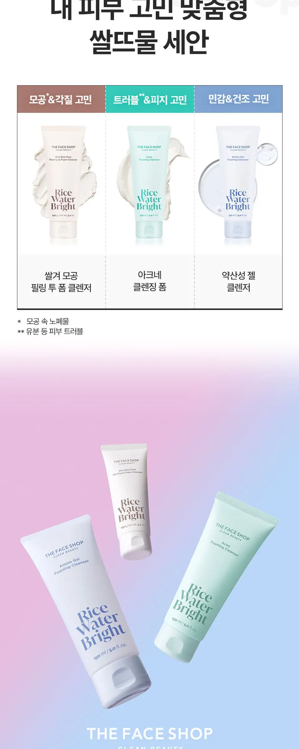미감수 브라이트 약산성 젤클렌저 150ml Detail