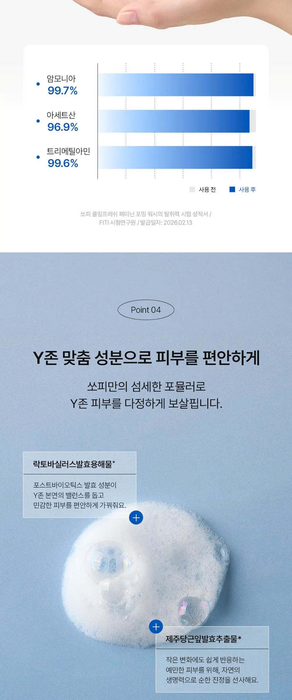 쿨링프레쉬 여성청결제 150ml Detail