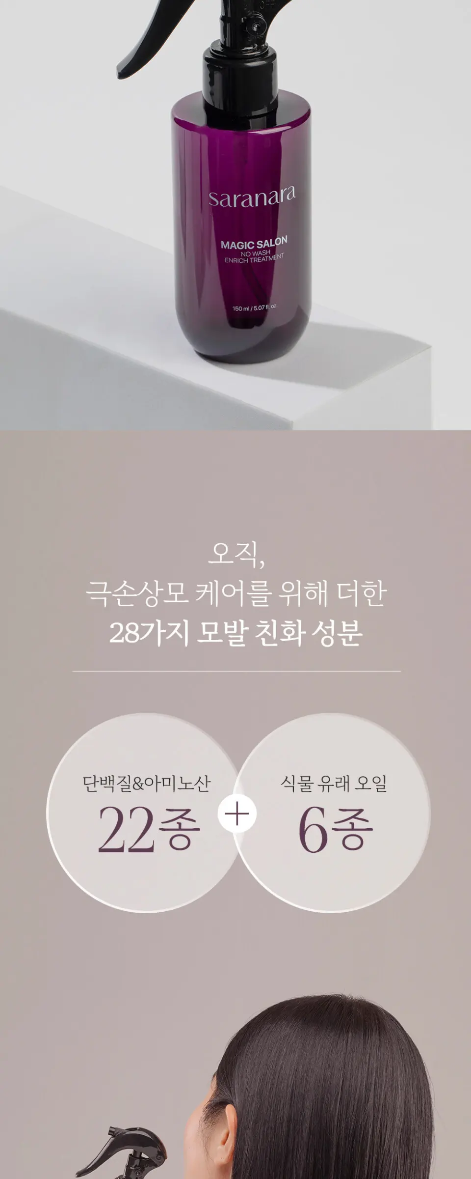 매직살롱 노워시 인리치 트리트먼트 150ml Detail