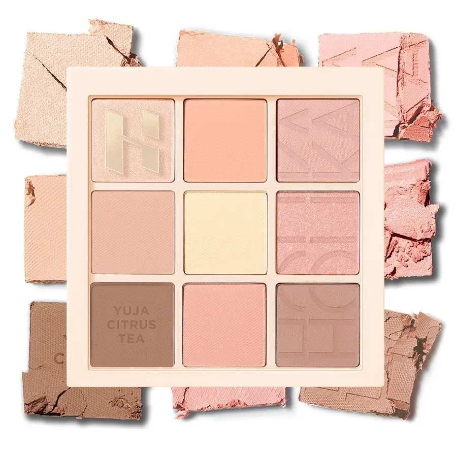 HOLIKA HOLIKA My Fave Mood Eye Palette - 15 Yuzu Citrus Tea