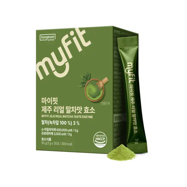 MyFit Jeju Real Matcha Taste Enzyme 3g*30sticks