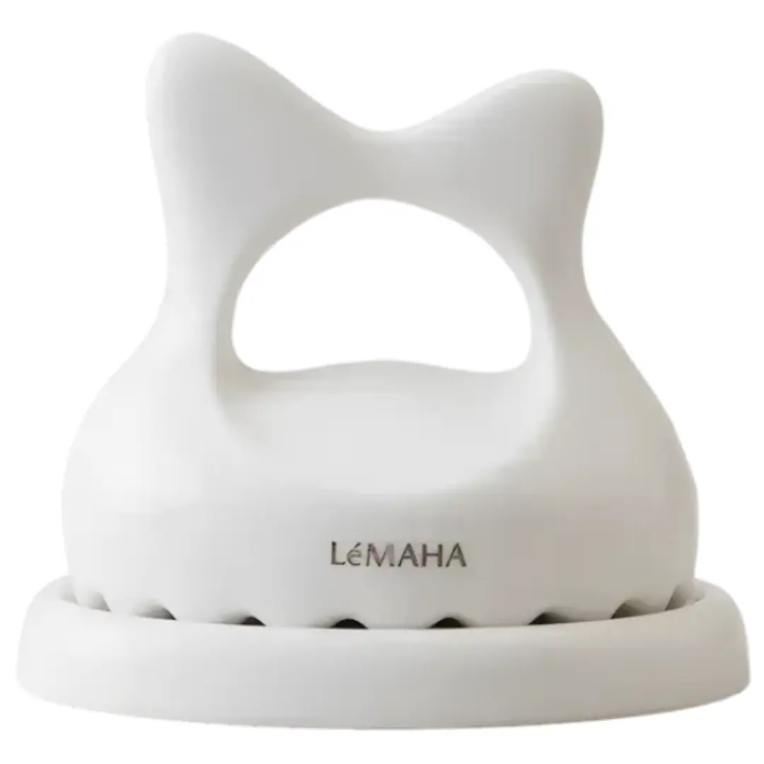 LeMAHA Body Gua Sha & Holder Set Ceramic