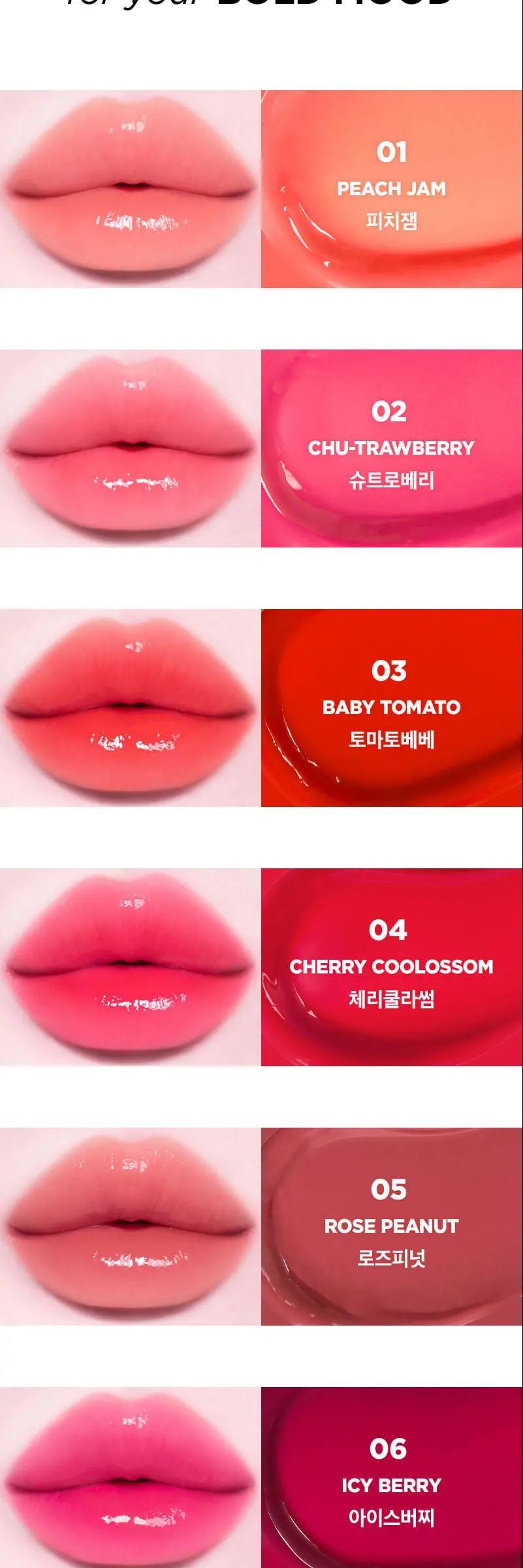 뉴 볼드 글로우 멜팅 립스틱 2.9g Detail