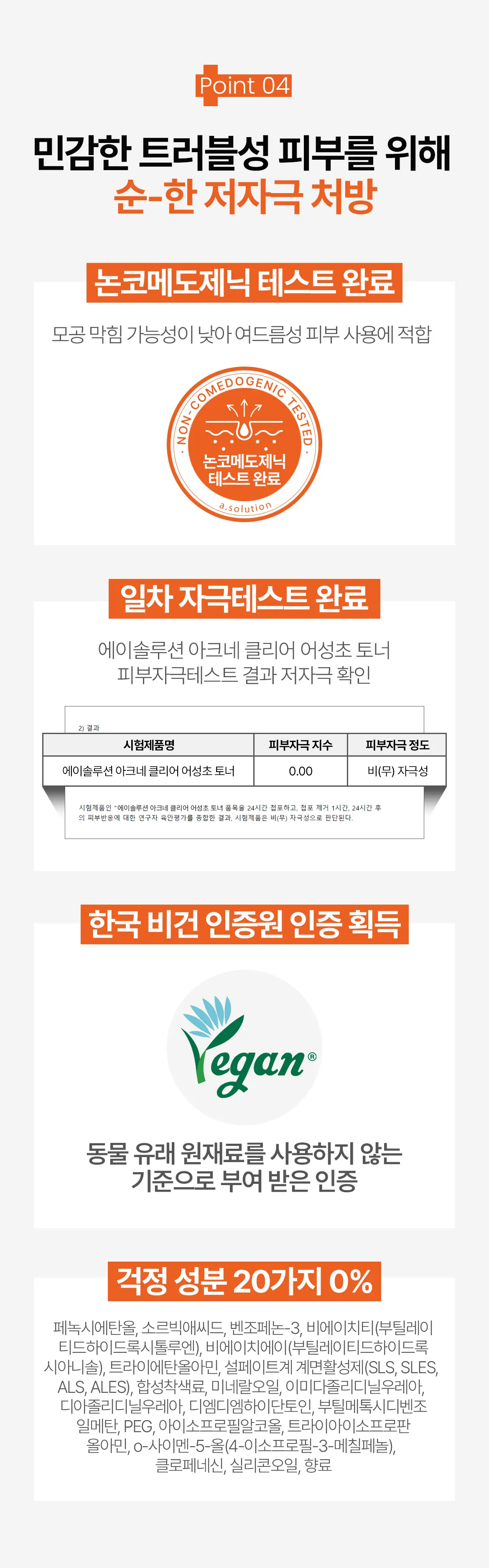 에이솔루션 아크네 클리어 어성초 토너 200ml Detail