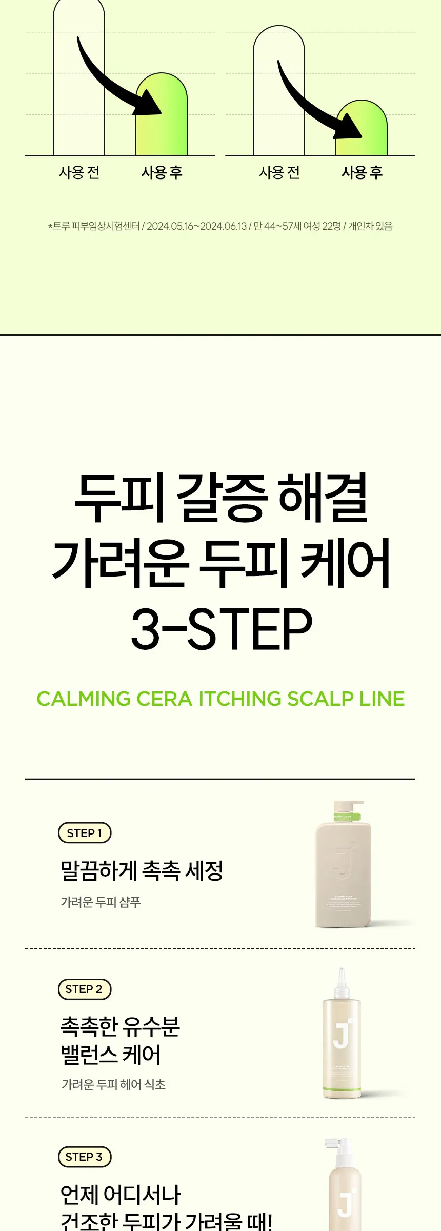 카밍세라 가려운 두피 헤어 토닉 200ml Detail