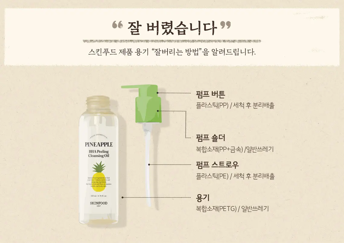 파인애플 바하 필링 클렌징 오일 200ml Detail