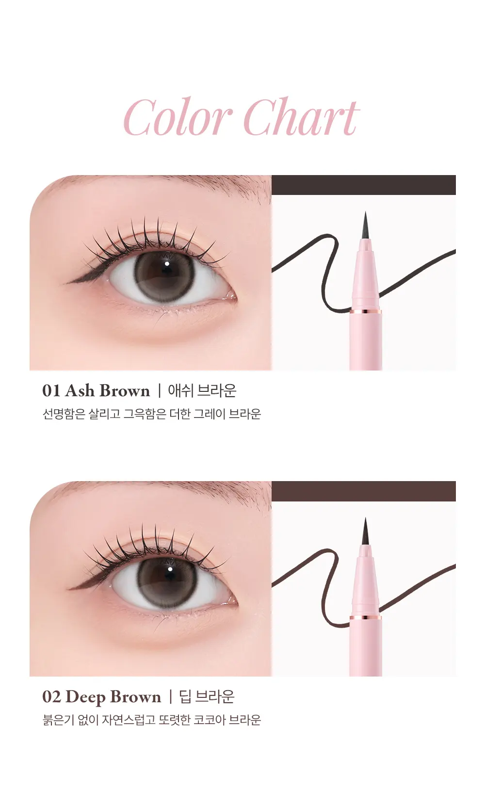 [+쿨링 클렌저 20g] 딥 모먼트 아이라이너 2colors 0.6g Detail