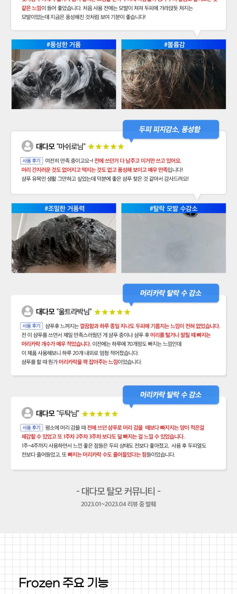 블랙포레 쿨&딥클린 샴푸 250ml Detail