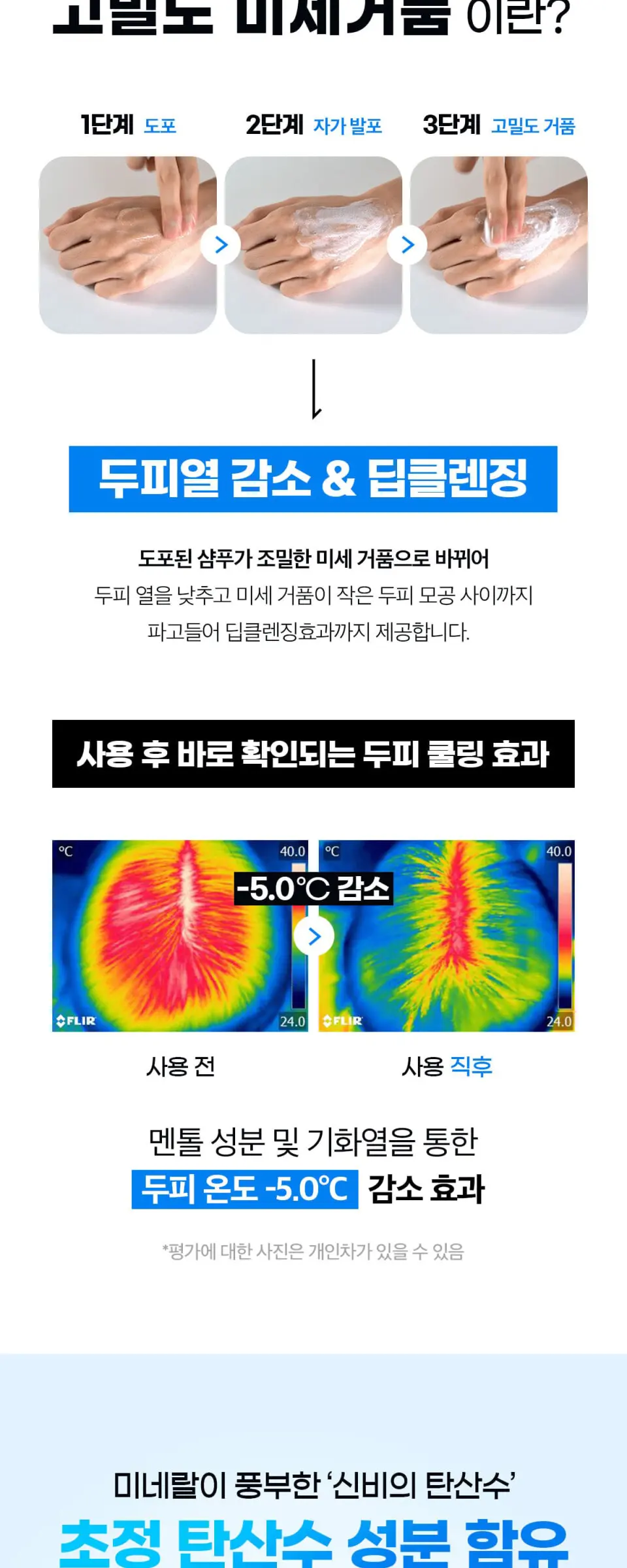 블랙포레 쿨&딥클린 샴푸 250ml Detail