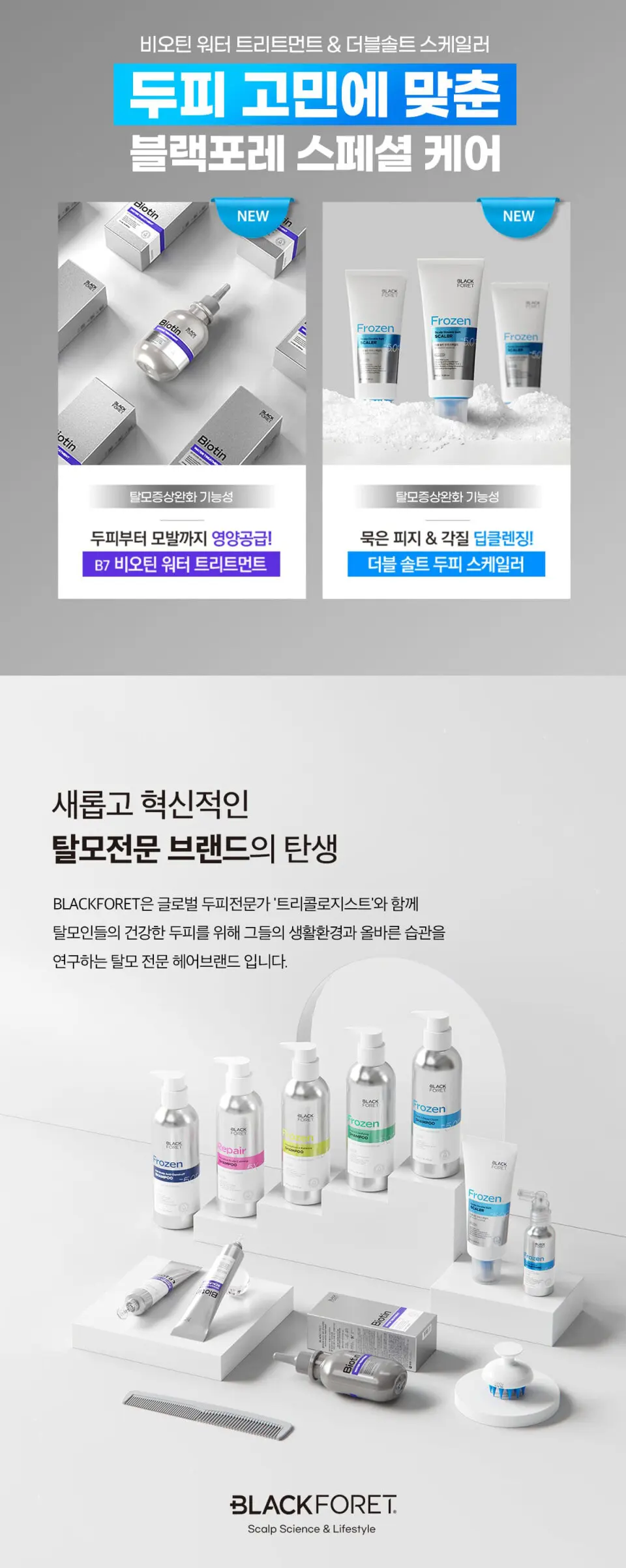 블랙포레 쿨&딥클린 샴푸 250ml Detail