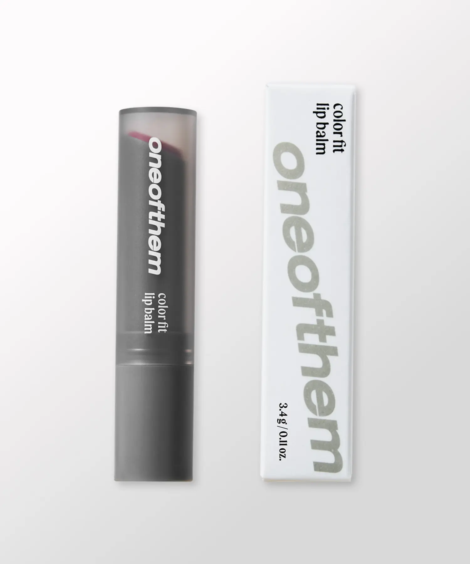 oneofthem Color Fit Men's Tinted Lip Balm 3.4g - Hip Berry