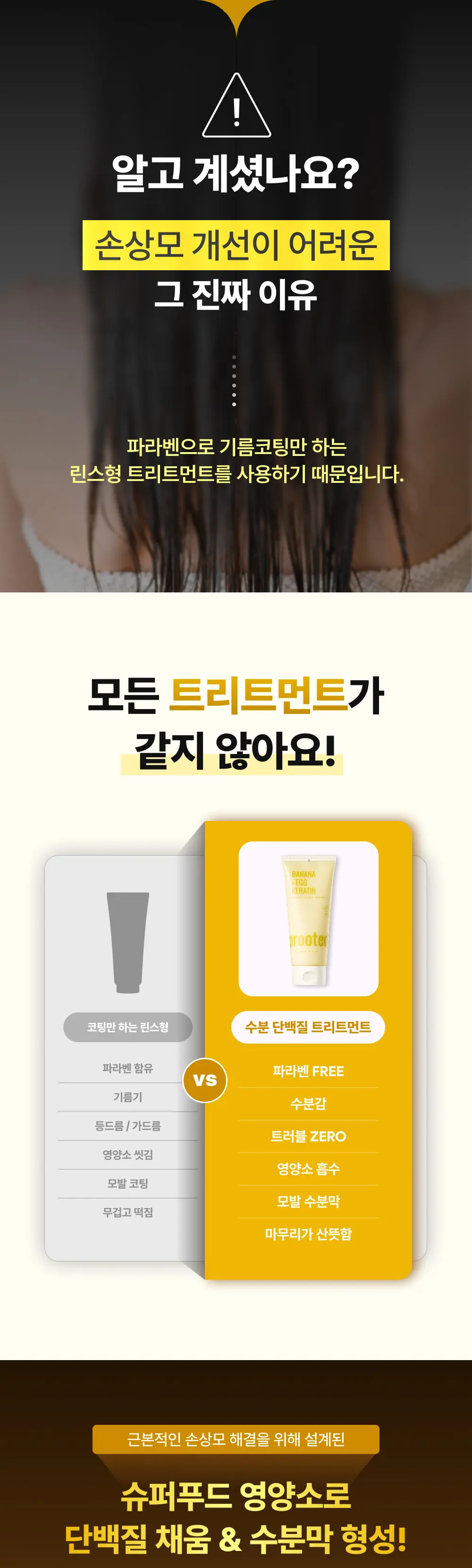[뚱바] 옐로우믹스 바나나에그 트리트먼트 320ml Detail