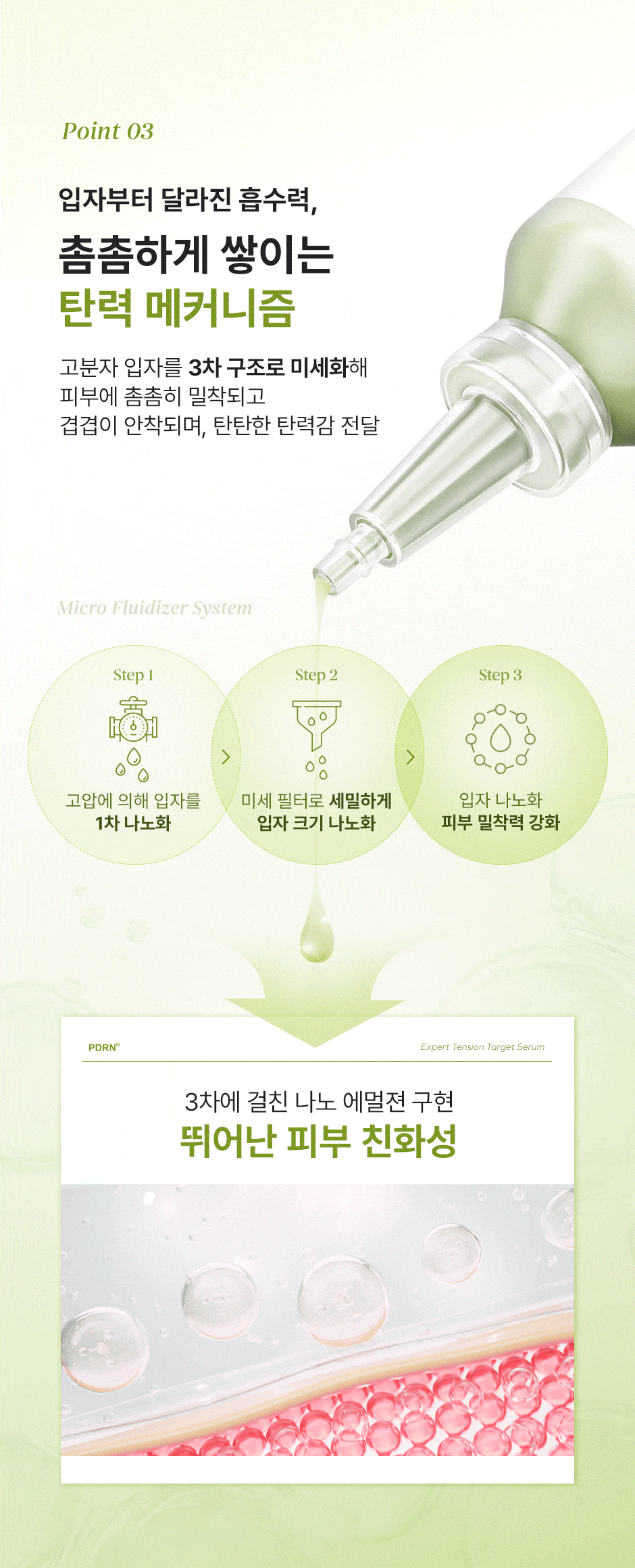 쌔뮤 피디알엔 엑스퍼트 텐션 타겟 세럼 35ml Detail