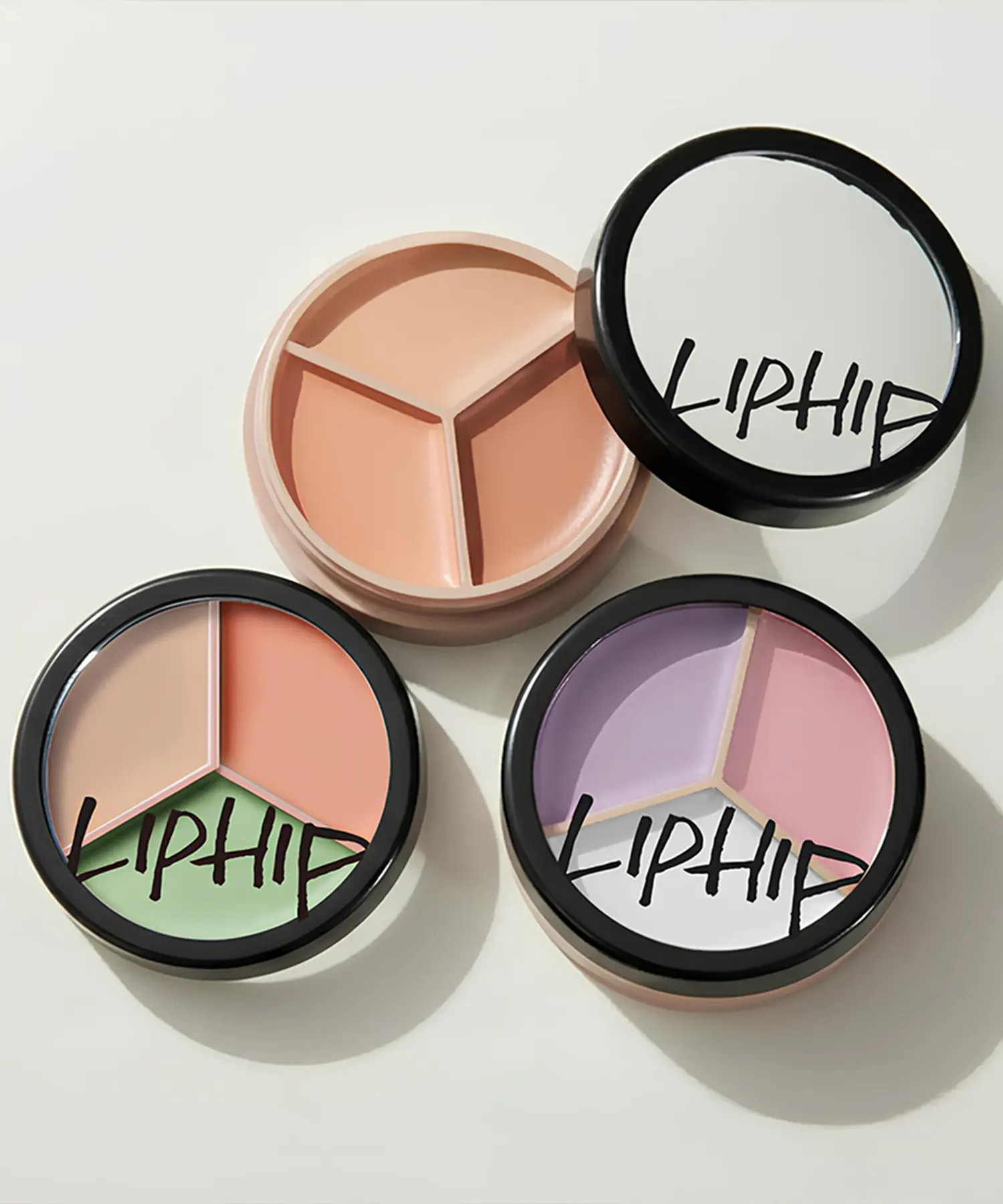 LIPHIP Magic Cover Triple Pot Concealer 10g