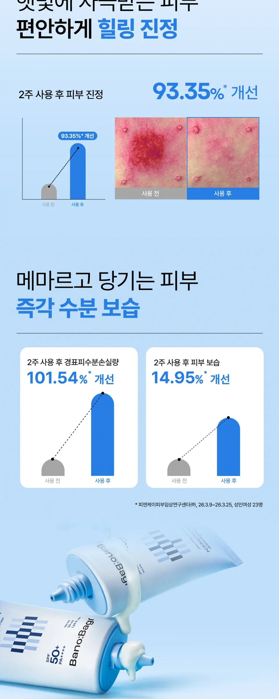 4디펜스 워터 배리어 선스크린 SPF 50+ PA++++ Detail