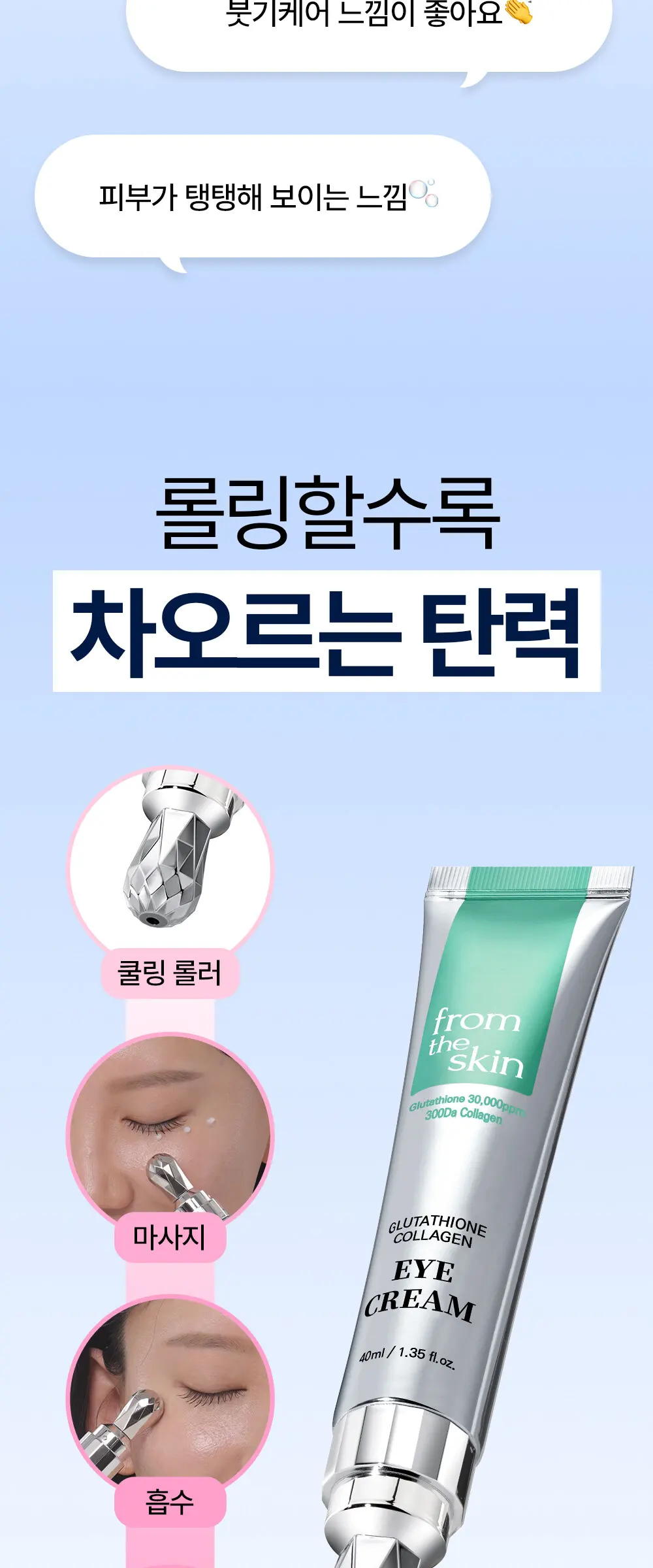 글루타치온 콜라겐 아이 크림 40ml Detail