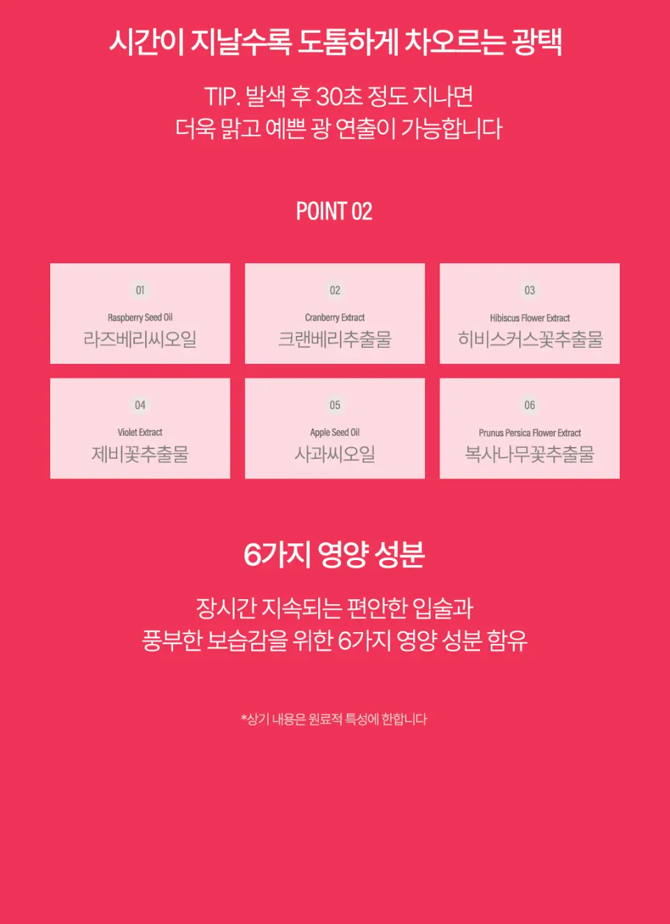 베일 글로우 립 틴트 (4color) Detail