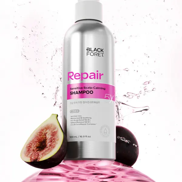 BLACKFORET Repair Sensitive Scalp Calming Shampoo 500ml - Hair Loss Shampoo