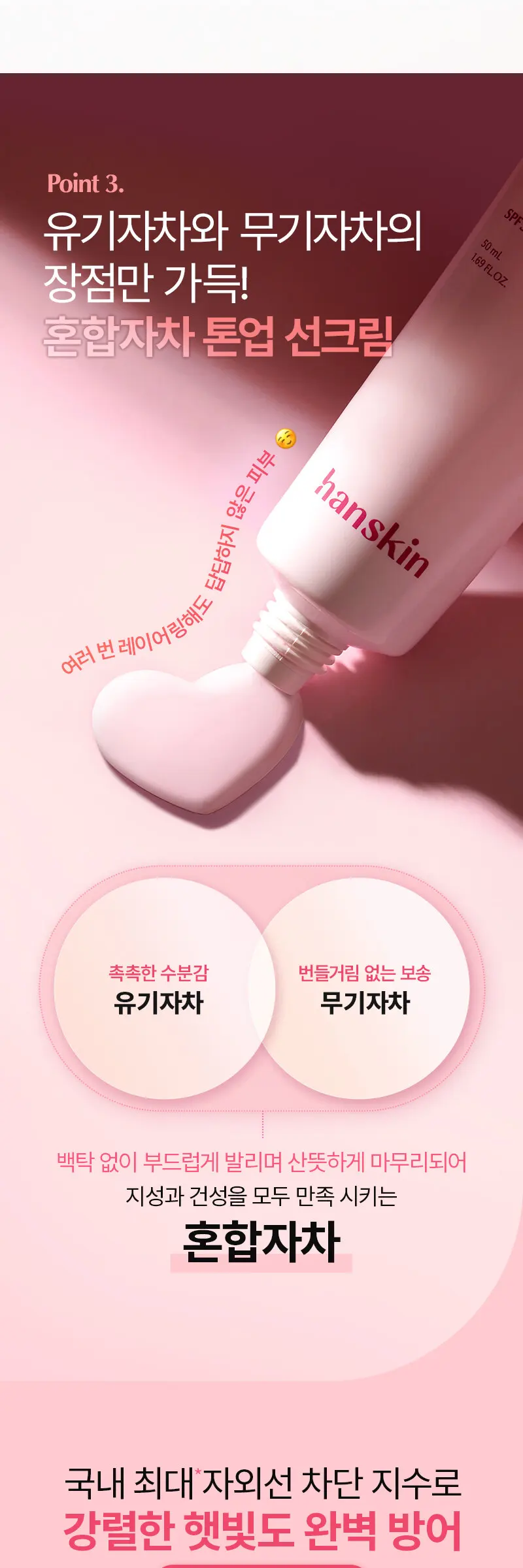 핑크 비타 잡티 토닝 선크림 50ml Detail