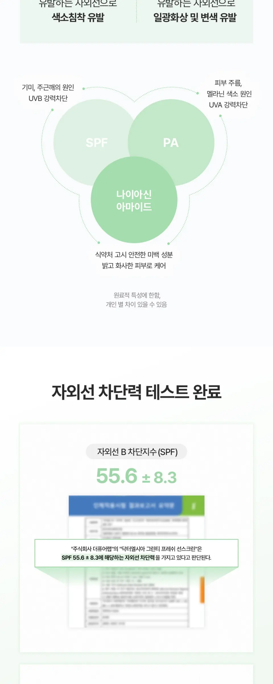 그린티 프레쉬 선 스크린 50ml Detail