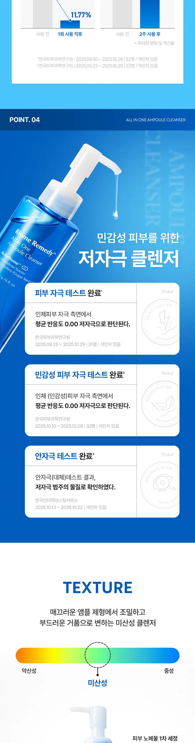 바이옴 레미디 마일드 선크림_50ml + 바이옴 레미디 올인원 앰플 클렌저 200ml Detail