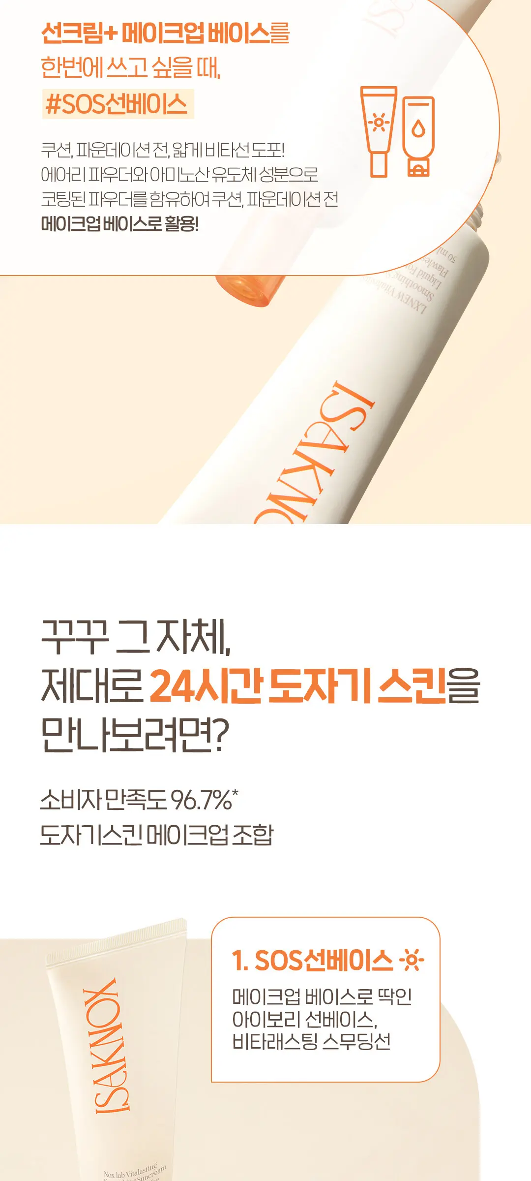 녹스랩 비타래스팅 스무딩 선크림 50ml Detail