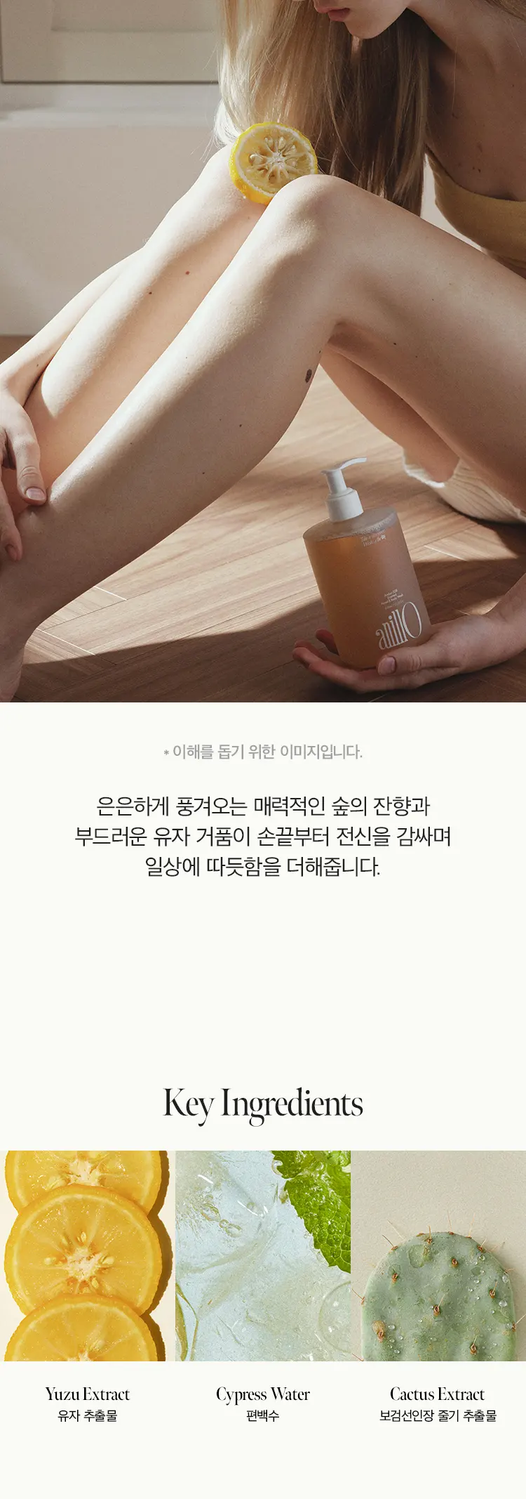 엠버528 센티드 핸드&바디워시 450ml Detail