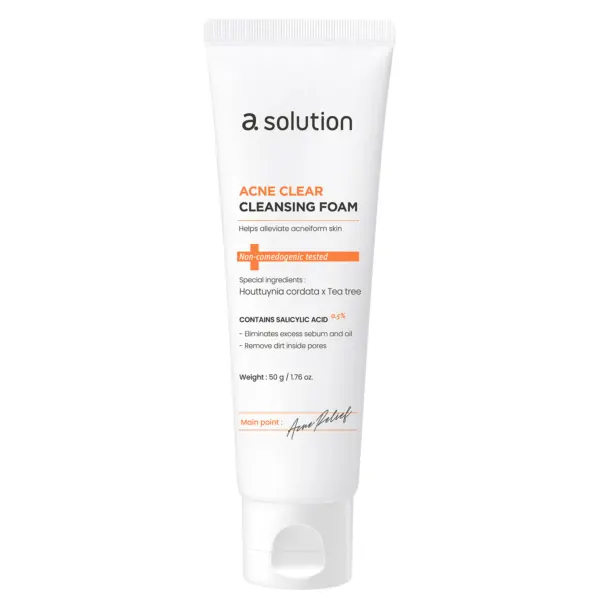 a solution [Mini Travel Size] Acne Clear Cleansing Foam 50g