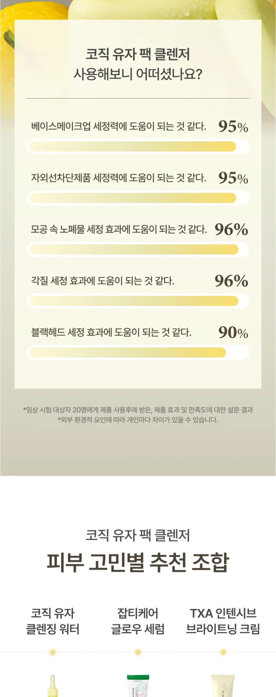 코직 유자 팩 클렌저 60g Detail