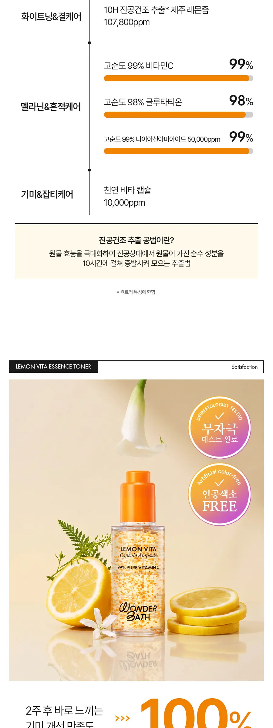 레몬 비타 캡슐 앰플 60ml Detail