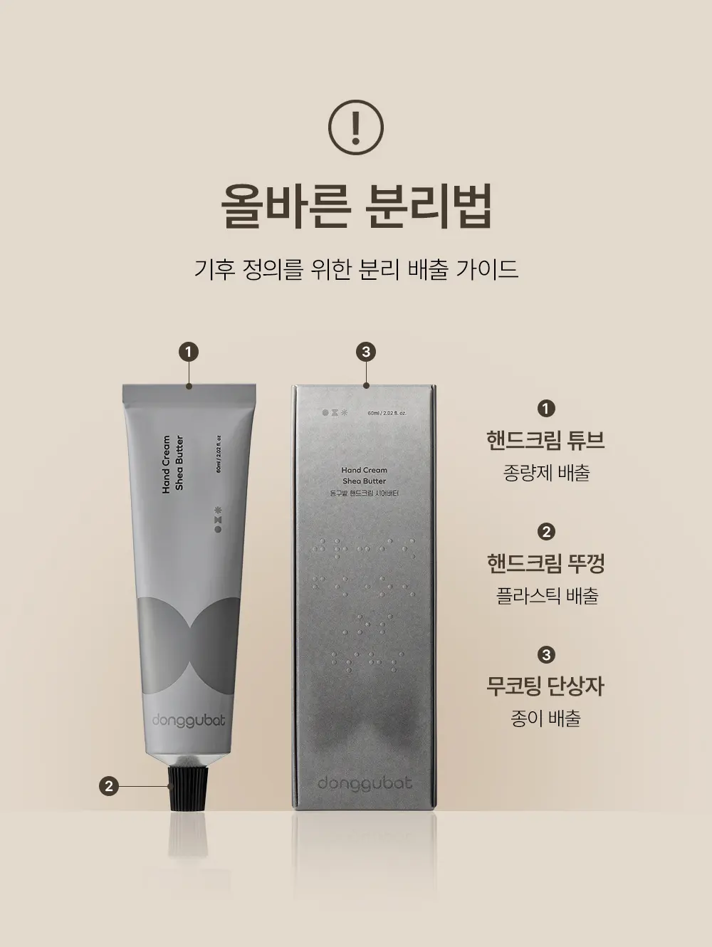 핸드크림 튜브형 시어버터 무향 60ml Detail