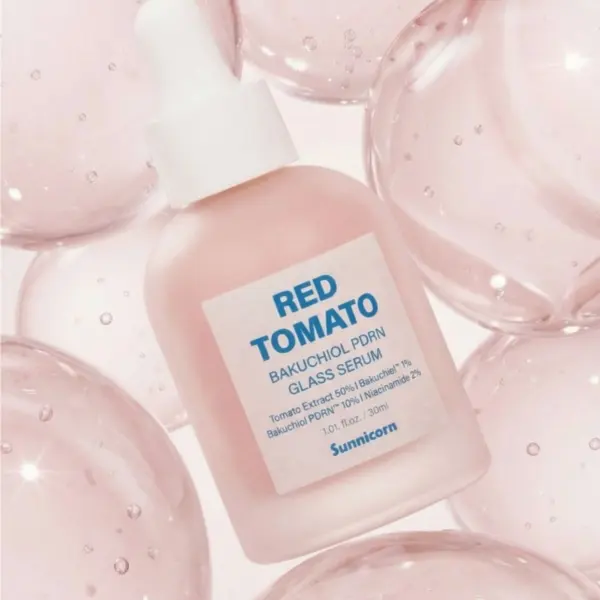 SUNNICORN Red Tomato Bakuchiol PDRN Glass Serum 30ml