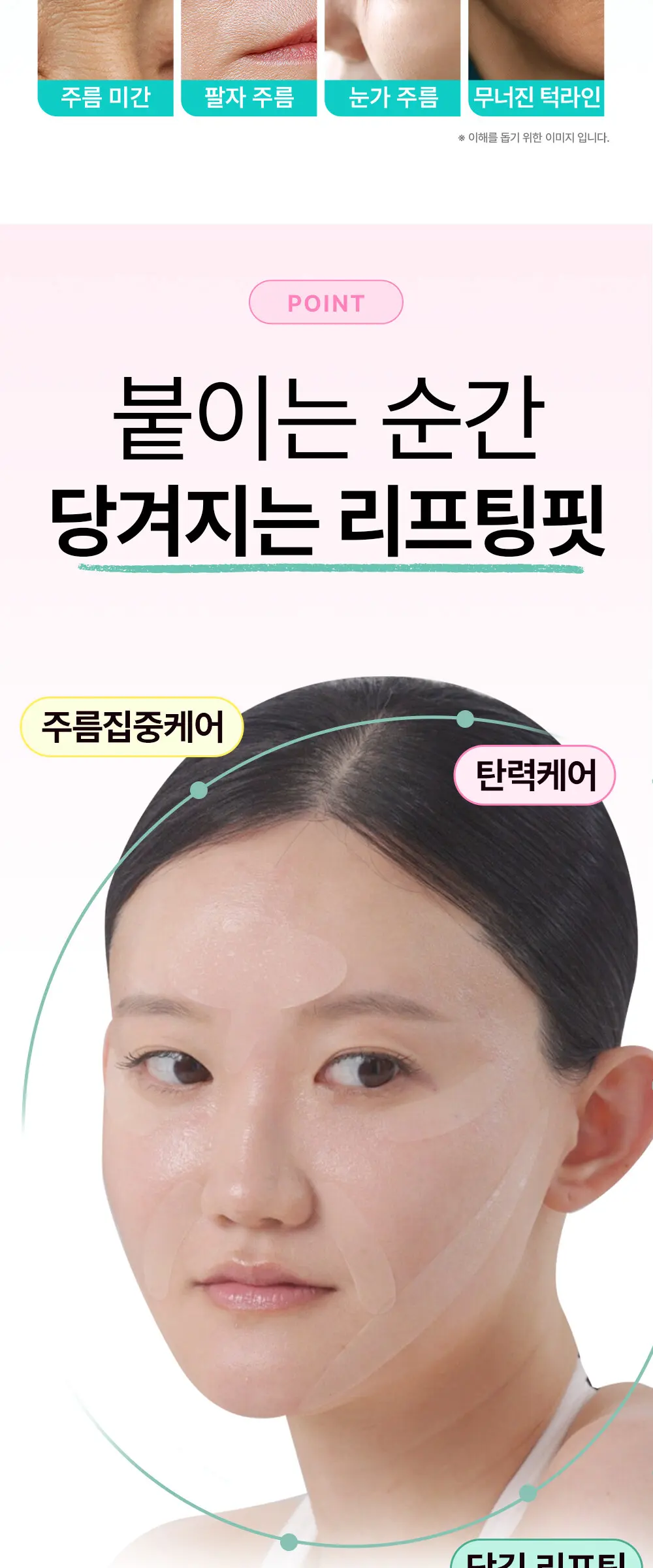 링클 리프팅 패치 풀페이스 6회분 Detail