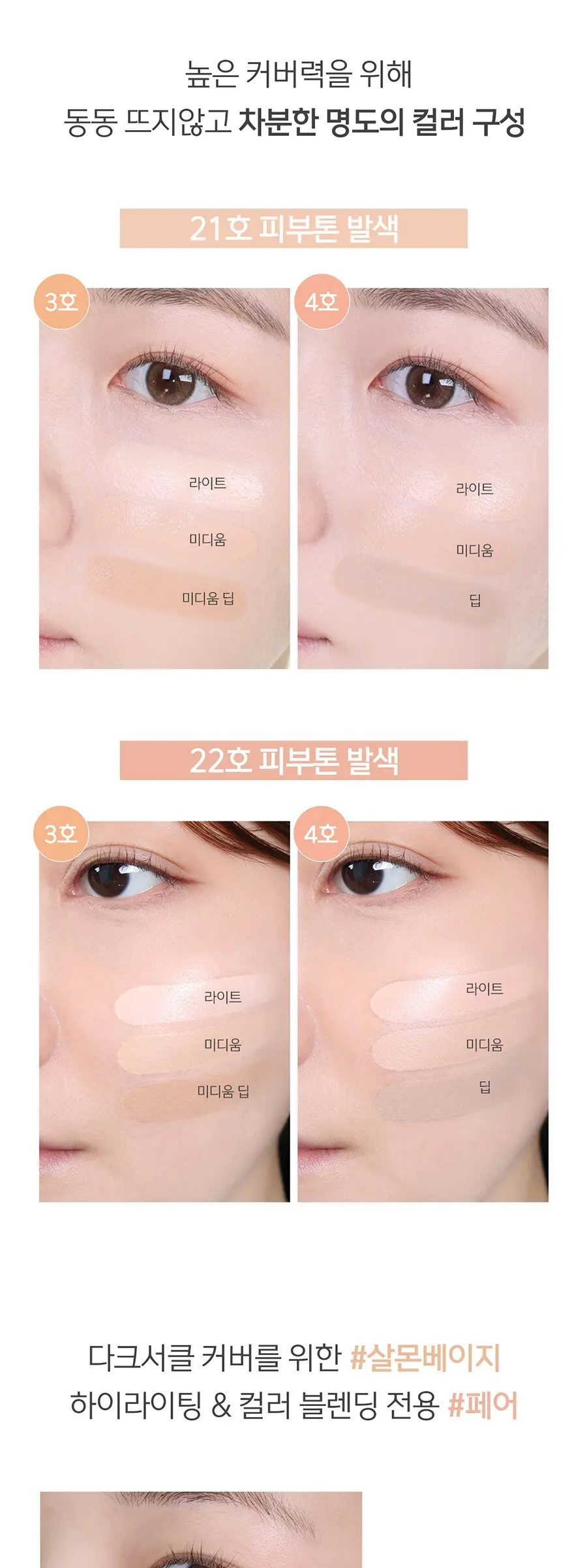 루나 컨실 블렌더 팔레트 6g, 1개, 1호 클리어 커버 Detail
