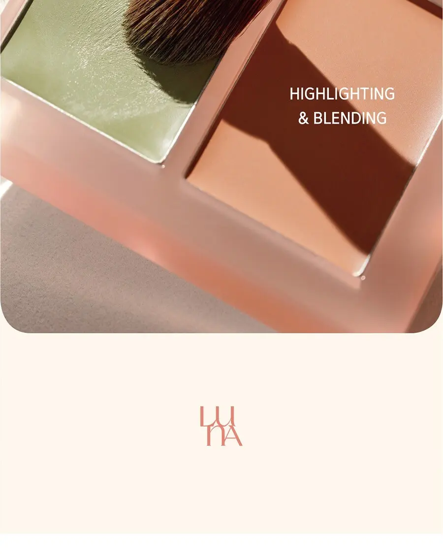 루나 컨실 블렌더 팔레트 6g, 1개, 1호 클리어 커버 Detail