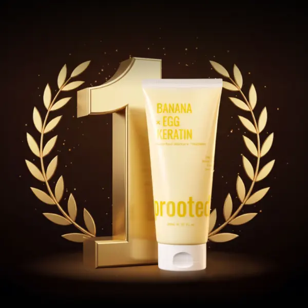 PROOTED Banana × Egg Keratin Superfood Haircare Treatment 320ml