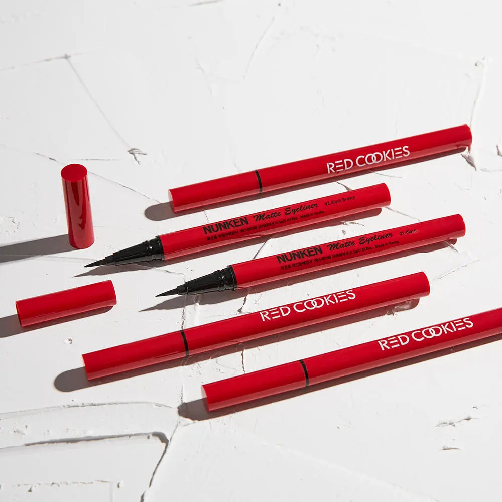 RED COOKIES NUNKEN Matte Eyeliner Black 0.5 g