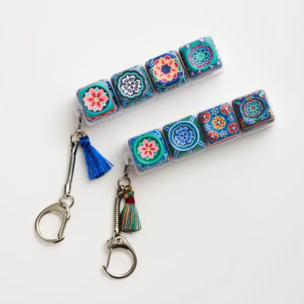 K-Heritage Gunggeol Keycap Keyring