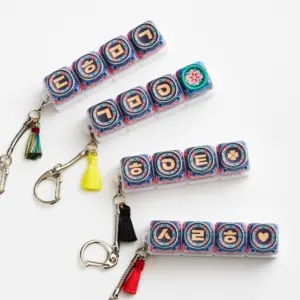 K-Heritage Hangeul Signboard Keycap Keyring