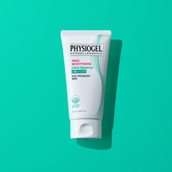 PHYSIOGEL Red Soothing Cica Balance +AC Foam for Troubled Skin 120mL