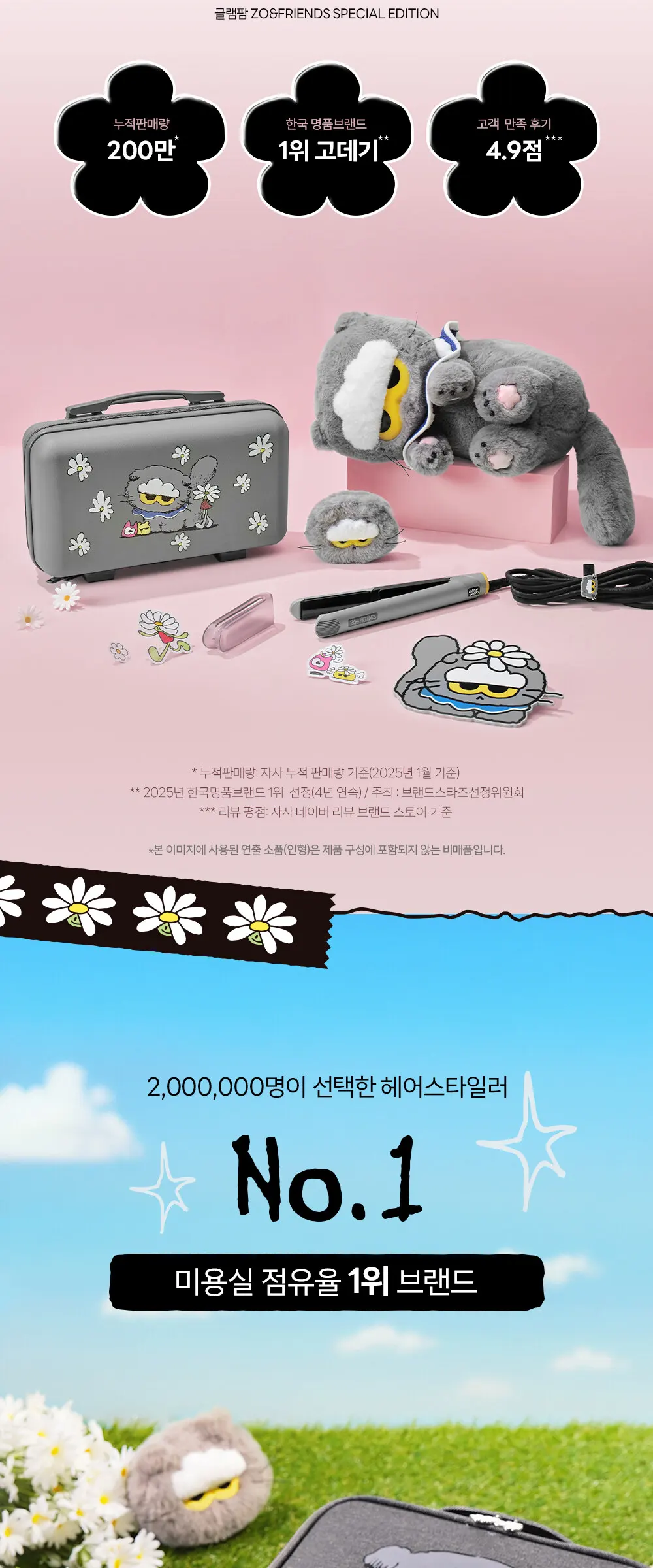 GP202TZOA 조앤프렌즈 스페셜 에디션 글램뮤즈 터치 볼륨 고데기 Detail