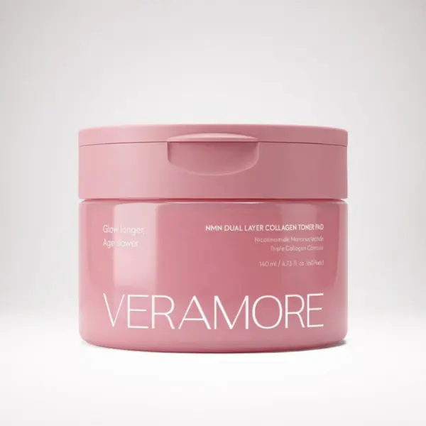 VERAMORE NMN Dual Layer Collagen Toner Pads 60pads 140ml