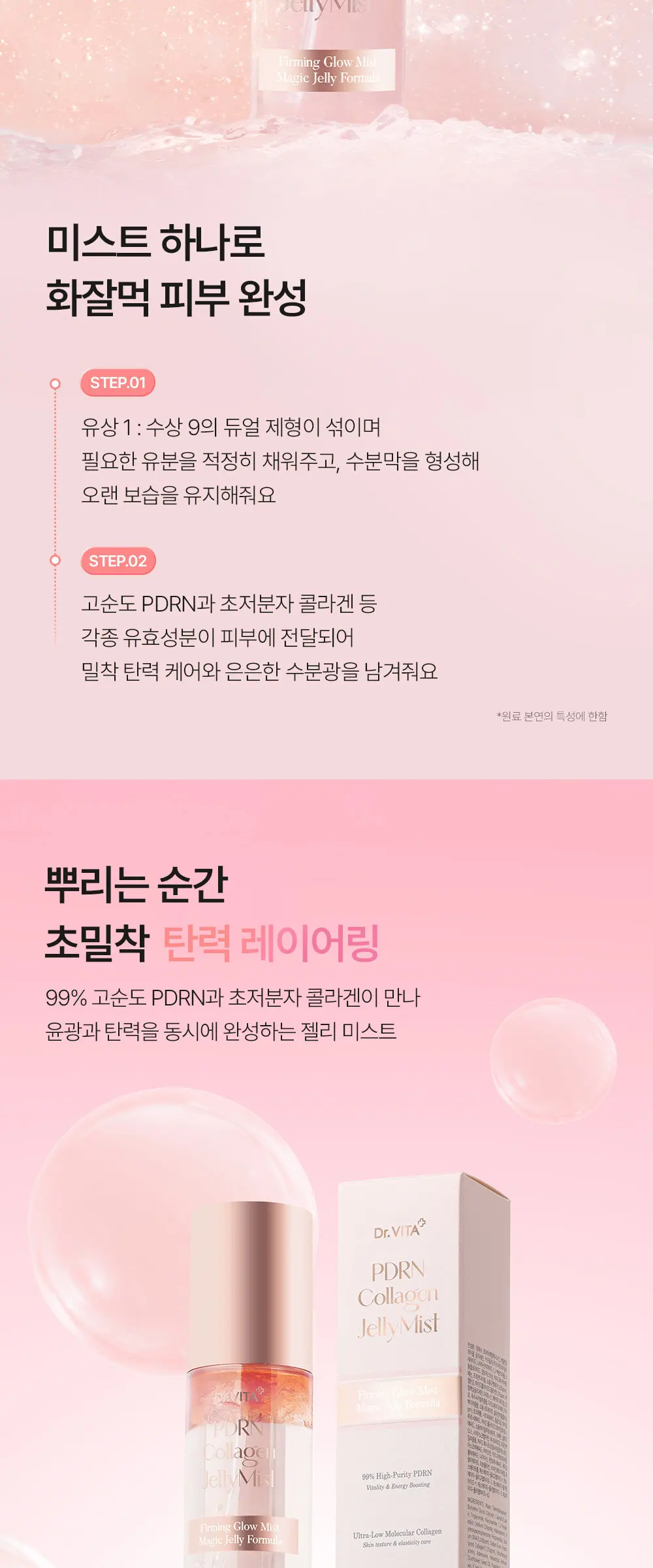 PDRN 콜라겐 젤리 미스트 100ml Detail