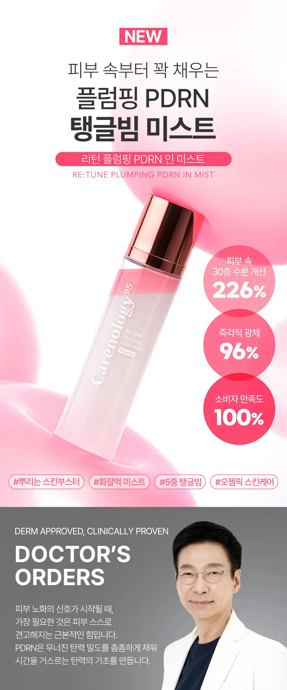 리턴 플럼핑 PDRN 인 미스트 120ml Detail