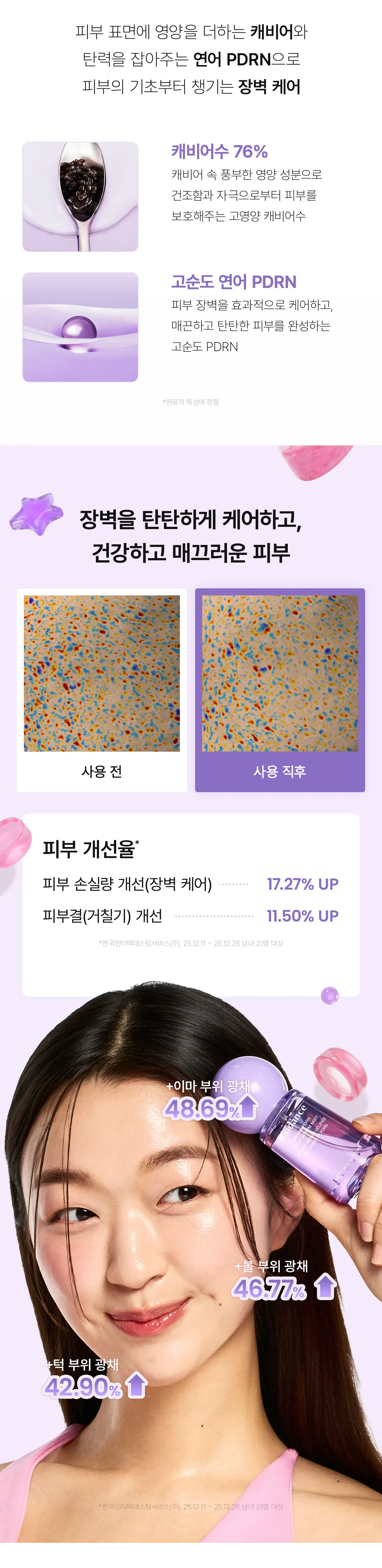 캐비어 PDRN 펩타이드 젤리 세럼 미스트 50ml Detail