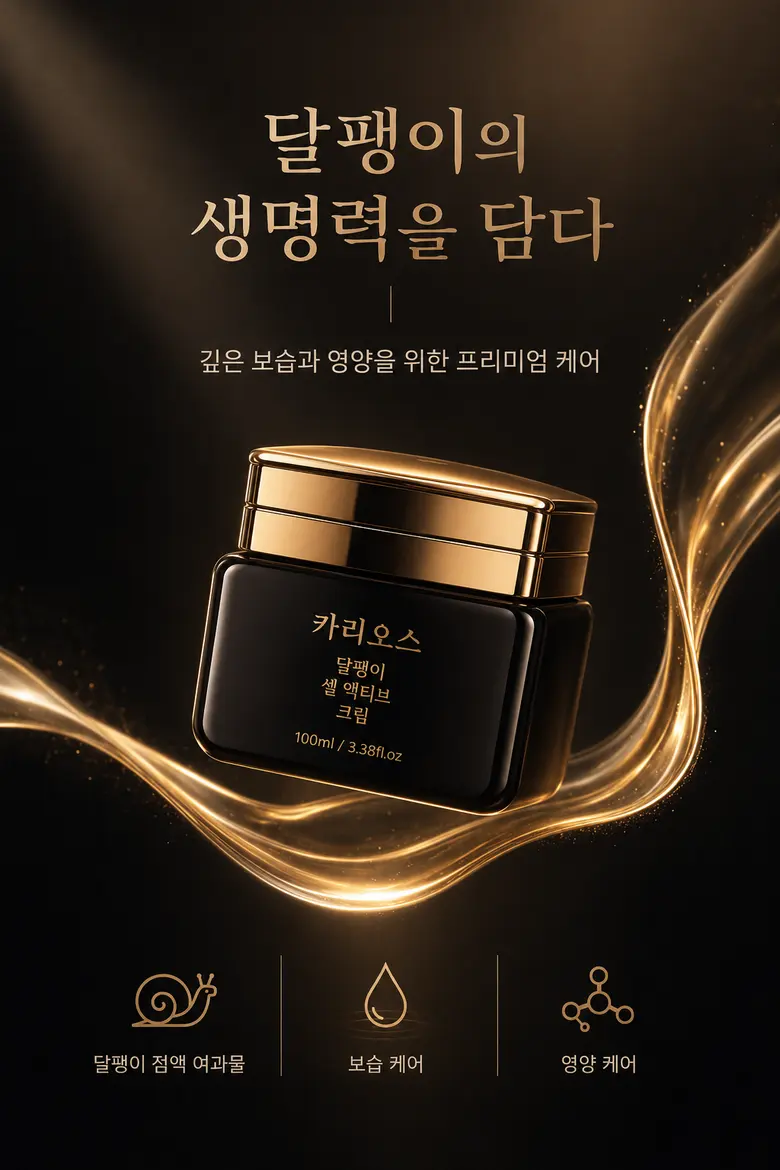 카리오스 달팽이크림 PDRN EGF 트라넥삼산 콜라겐 여성 고보습 영양크림 수분크림 Detail