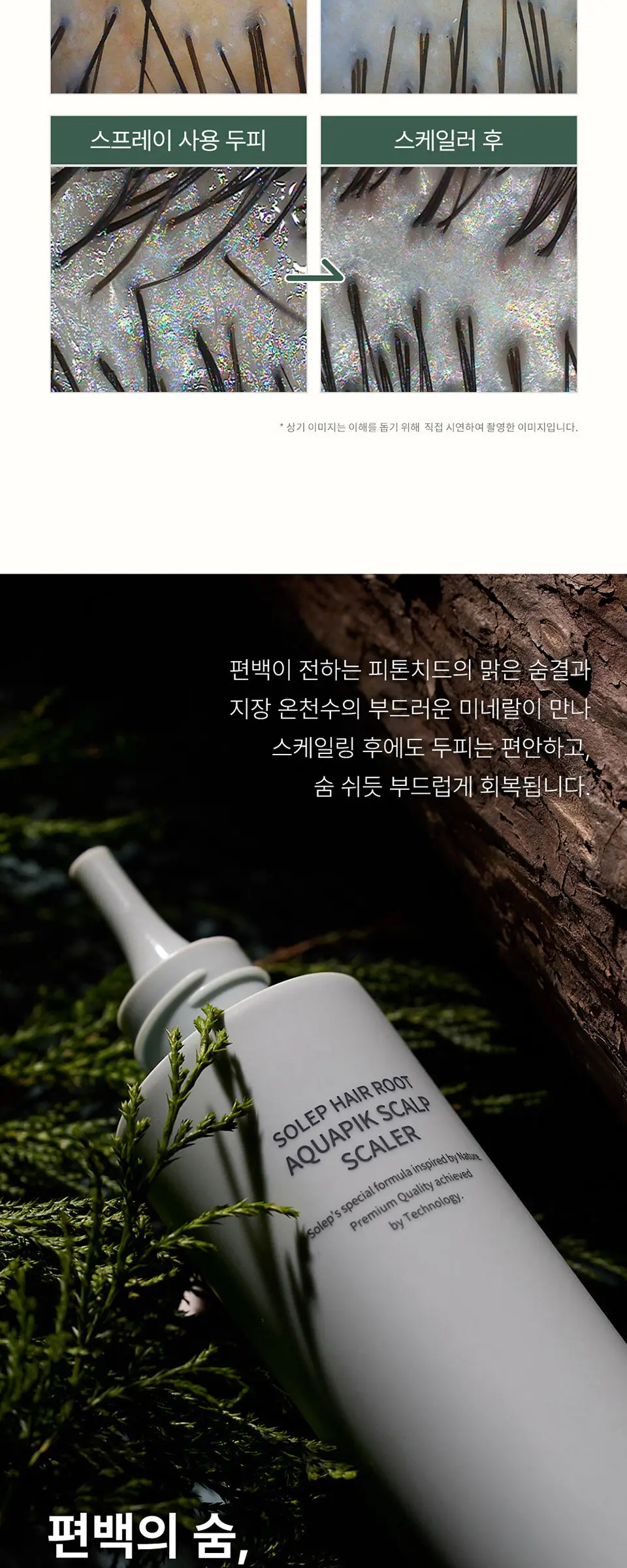 헤어루트 아쿠아픽 두피 스케일러 Detail
