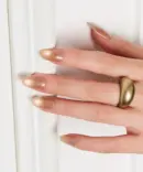 DASHING DIVA Magic Press Golden Haze (Almond) Nail Tips