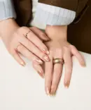 DASHING DIVA Magic Press Golden Haze (Almond) Nail Tips